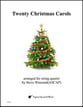 Twenty Christmas Carols String Quartet cover